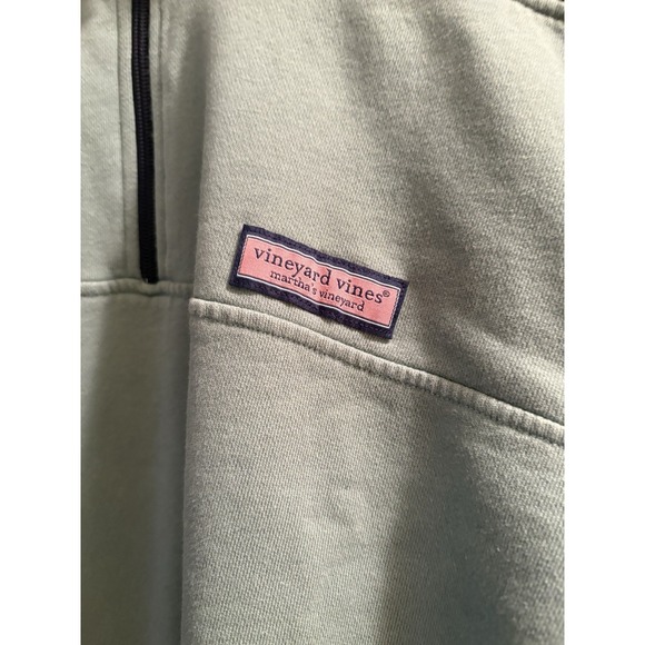 Vineyard Vines Pullover Jacket Quarter Zip Teal Green Size XL - Picture 2 of 6